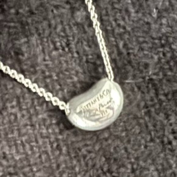 Tiffany & Co. Elsa Peretti® Bean® design Pendant Necklace Sterling Silver - Picture 9 of 15